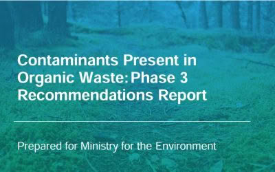 Contaminants in Organic Waste: Recommendations Report