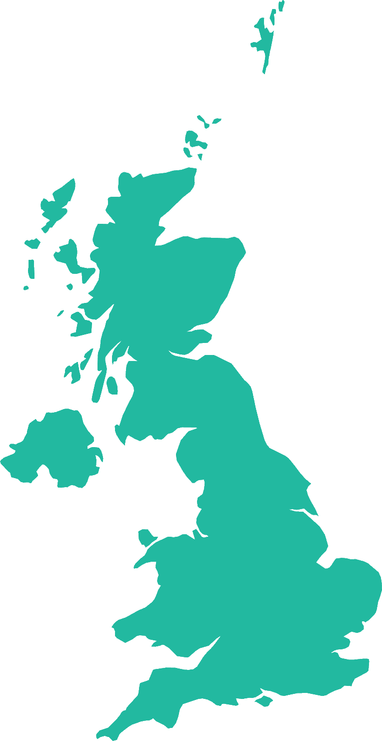 map of UK